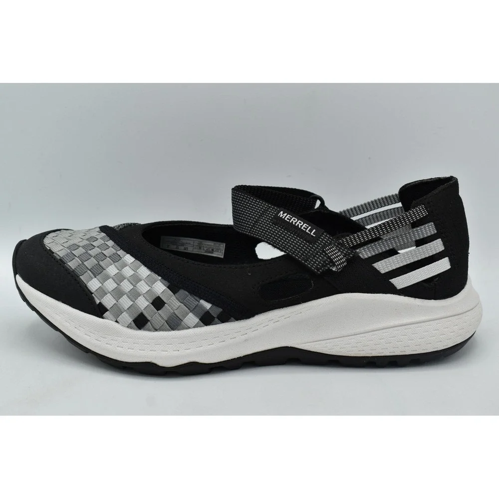 Merrell Women Size 8 Bravada 2 Wrap Black White Mary Jane Sandals Shoes Beachy